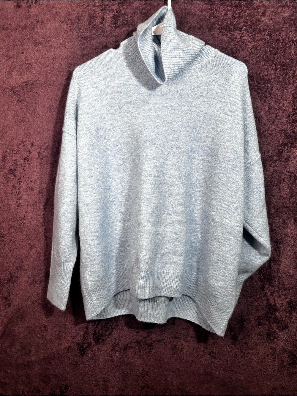 Vince Camuto Light Blue Turtleneck Sweater